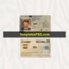 Estonia ID Card Template PSD Scan