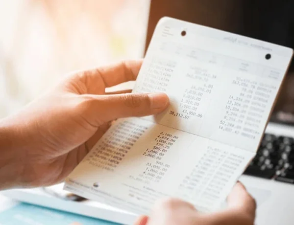 Holding a Bank Statement