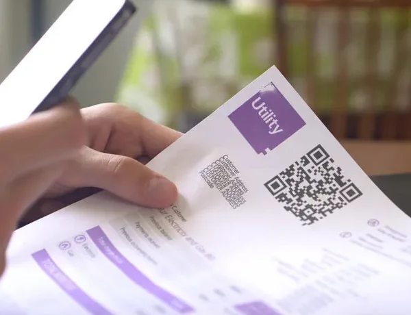 Holding a utility bill