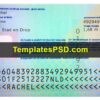 Netherlands ID Card Back