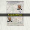 UK Passport Template Scan