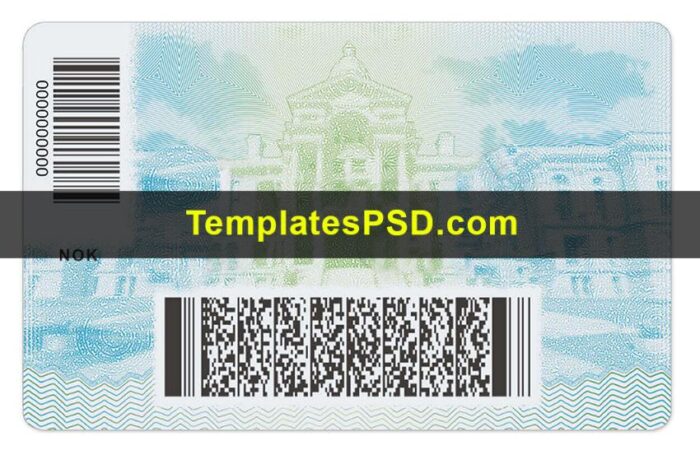 Wyoming Driver License Template New Back Wyoming Driver License Template New Back