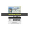 Michigan Drivers License New PSD template